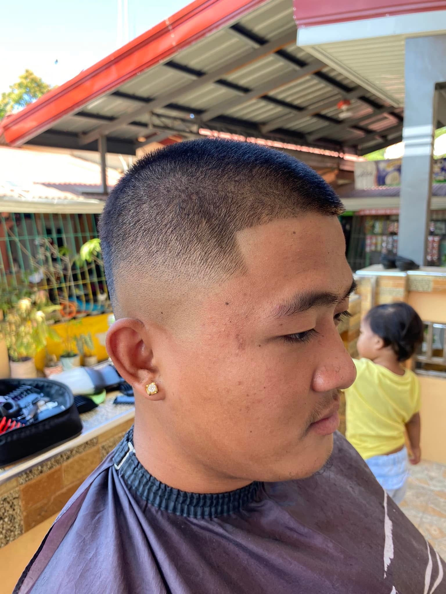 Clean buzz cut and fade service